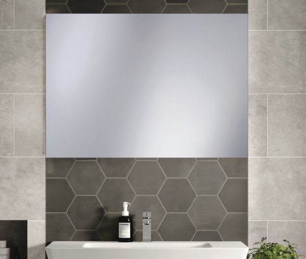 The White Space 400 x 700mm Rectangular Non-Illuminated Mirror