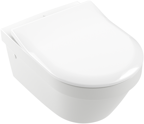 Villeroy & Boch Architectura Wall-Mounted Rimless Washdown Toilet with Directflush - White Alpin