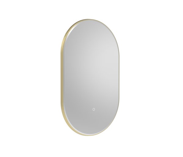 Tavistock Oxygen 500 x 800mm Pill Mirror - Brass