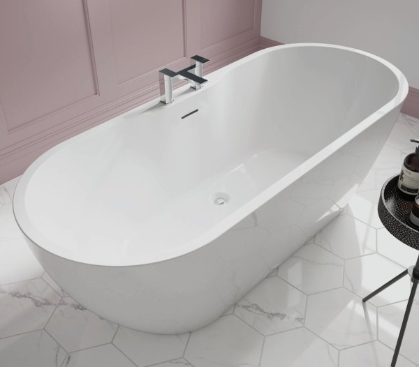 The White Space Senna 1655 x 745mm Freestanding Bath