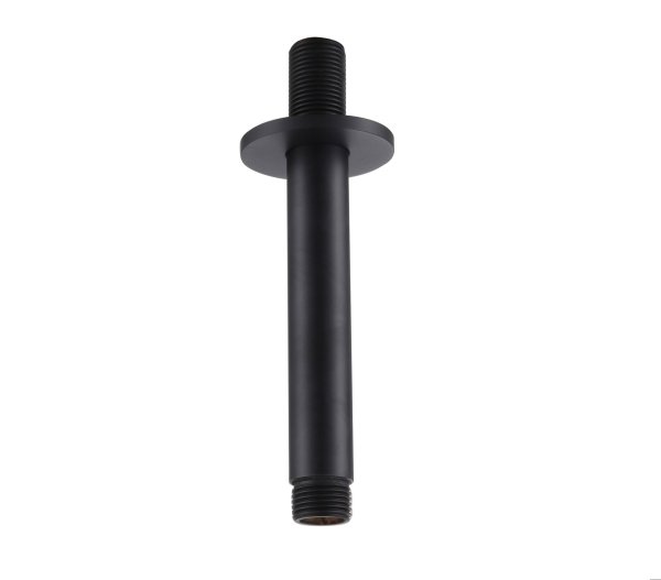 The White Space 120mm Brass Ceiling Arm - Black