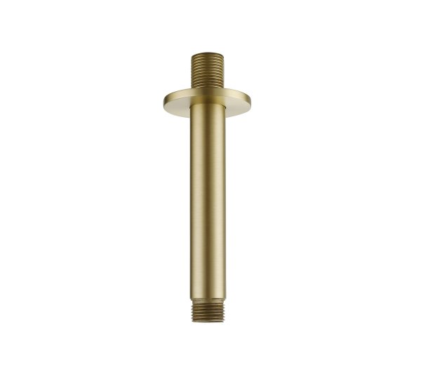 The White Space 120mm Brass Ceiling Arm - Brushed Brass