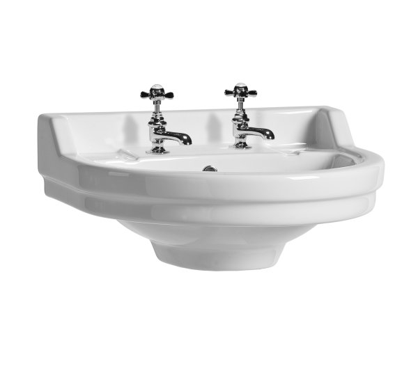 Tavistock Vitoria 550mm Round 2 Tap Hole Basin