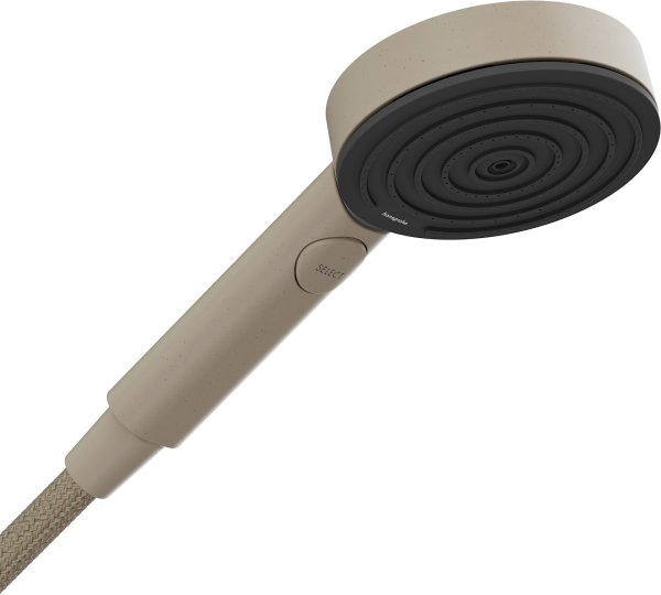 Hansgrohe Pulsify Planet Edition Hand Shower 105 3jet Relaxation Ecosmart+ Select - Sand (Recycled)