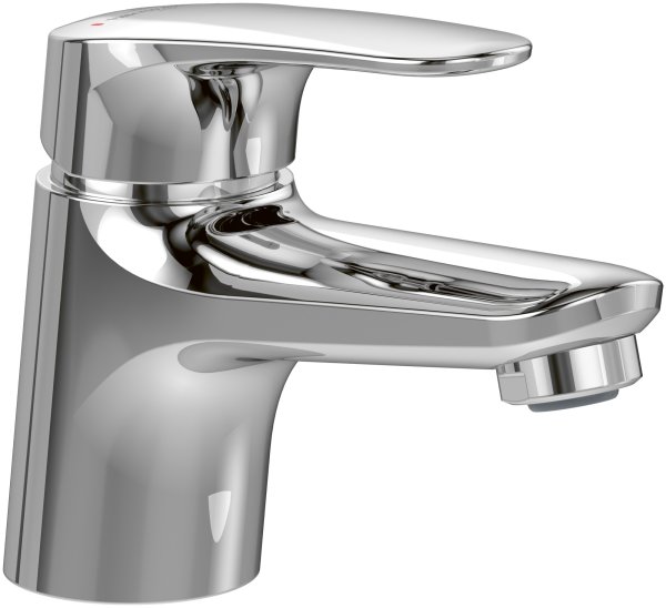 Villeroy & Boch O.Novo Start Single-Lever Mini Basin Mixer with Push-Down Waste - Chrome