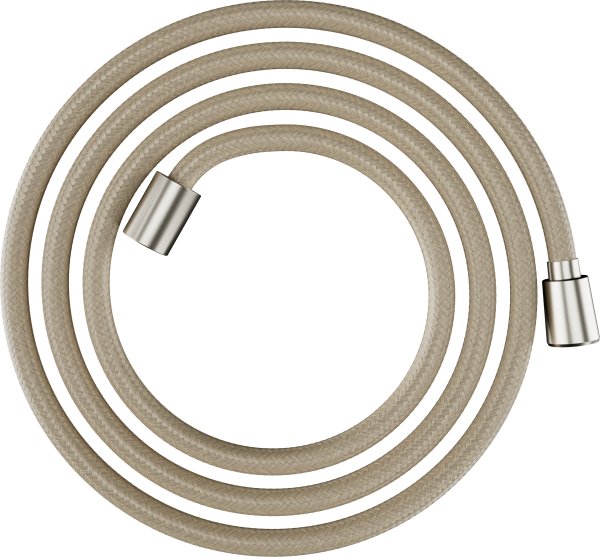 Hansgrohe Designflex Textile Shower Hose 200cm - Brushed Nickel