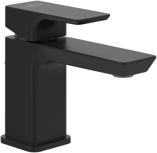 Villeroy & Boch Subway 3.0 Single-Lever Mini Basin Mixer with Pop-Up Waste - Matt Black