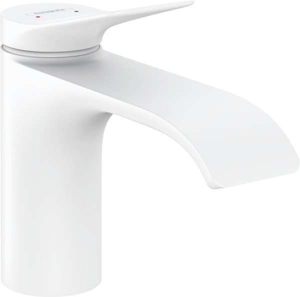 Hansgrohe Vivenis Single Lever Basin Mixer 80 without Waste Set - Matt White