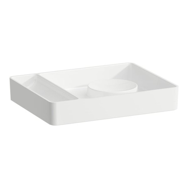 Laufen Val Rectangular Accessory Tray - White