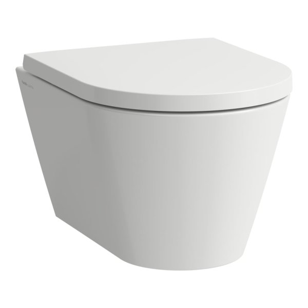 Kartell by Laufen Rimless Compact Wall Hung Toilet Pan - White LCC