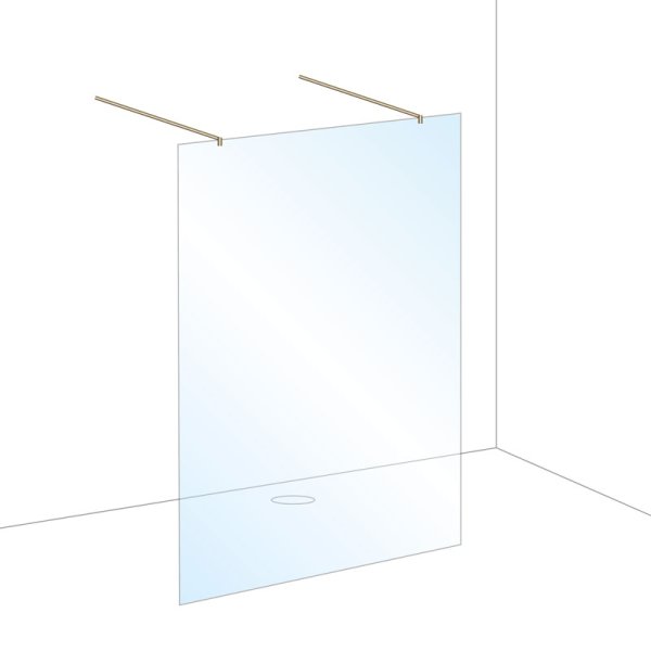 Roman Select 10mm 1200mm Wetroom Linear Panel