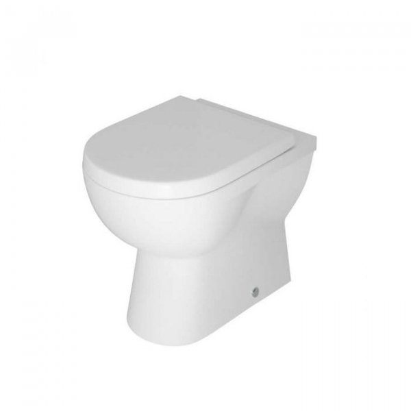 The White Space Scene Back To Wall Toilet -