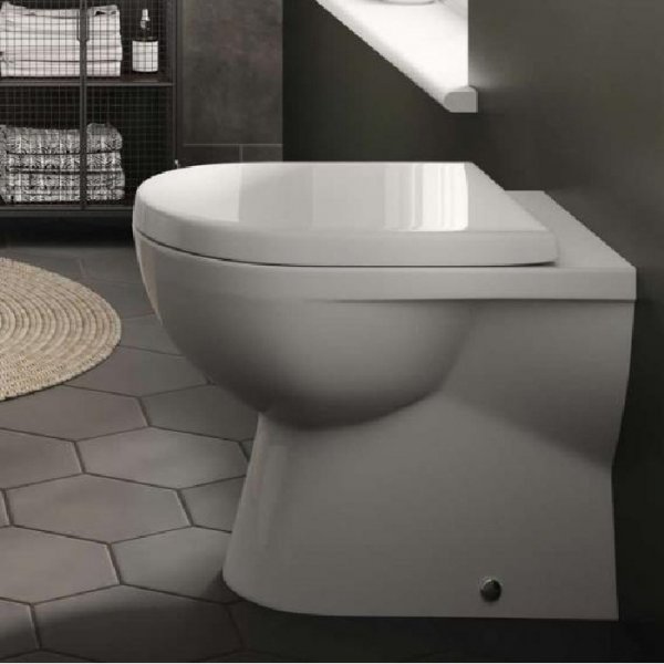 The White Space Scene Comfort Height Back To Wall Toilet -