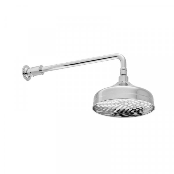 Booth & Co. Axbridge 200mm Shower Head and Arm - Chrome