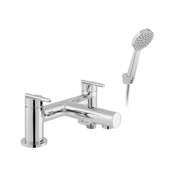 Vado Axces Nuri Deck Mounted Bath Shower Mixer + Shower Kit