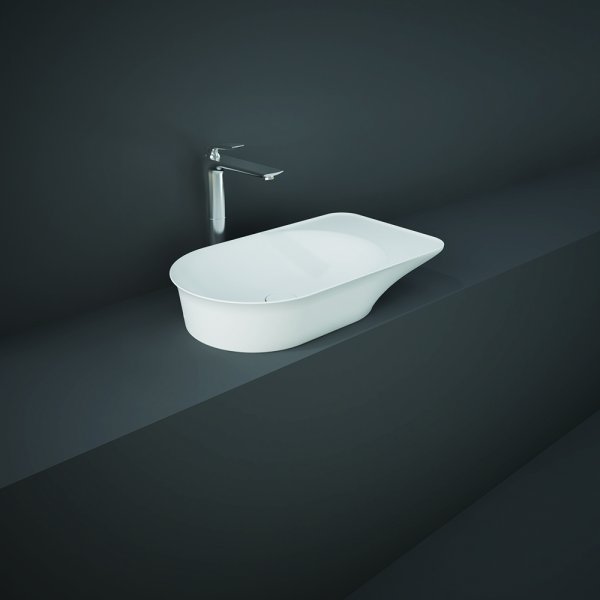 RAK Valet Countertop Oval Basin 64cm - Matt White