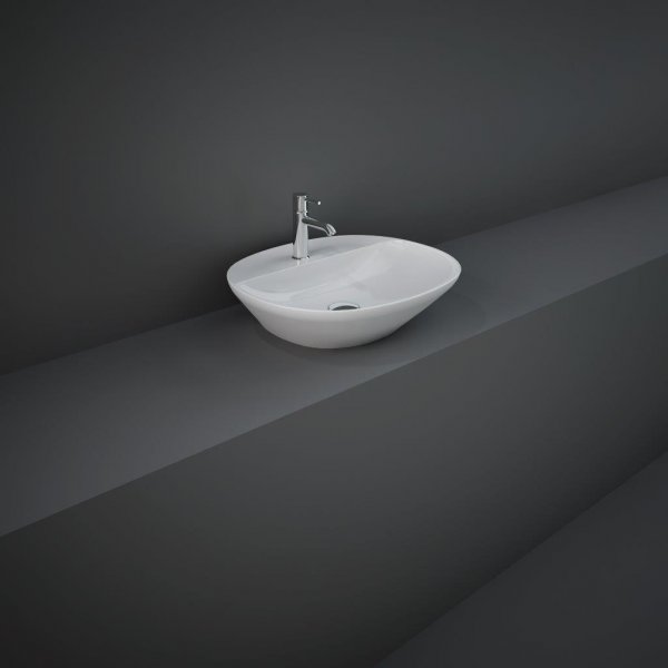 RAK Variant Oval Counter Basin 50cm - Alpine White