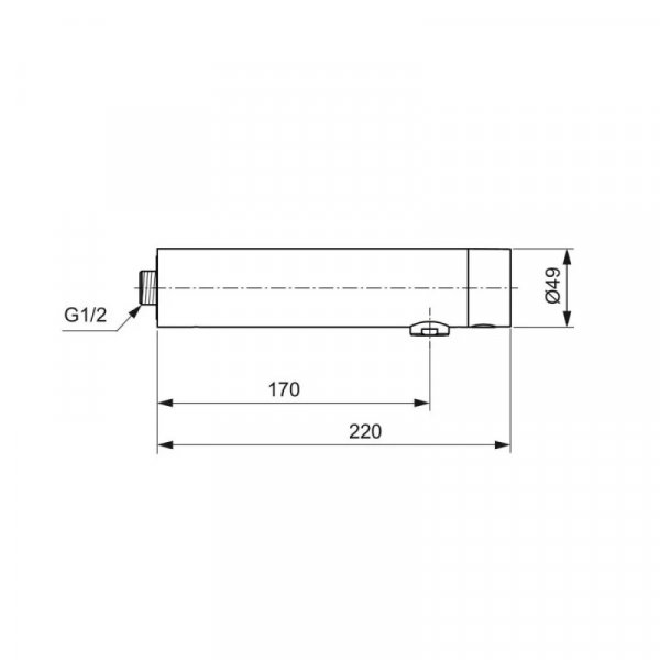 Armitage Shanks Sensorflow E Wall Mounted Battery Powered Basin Mixer ...