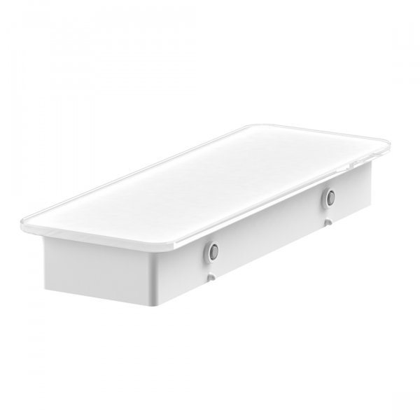 Vado Cameo 300mm Glass Shelf Insert - Matt White