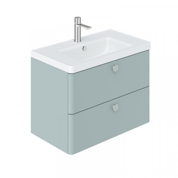 Vado Cameo 800mm Vanity Unit with 2 Drawers - Cove Blue