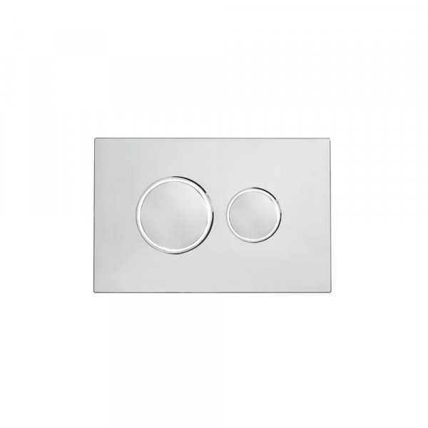 Tavistock Traditional Dual Flush Plate - Chrome