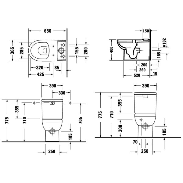 Duravit No.1 Toilet 