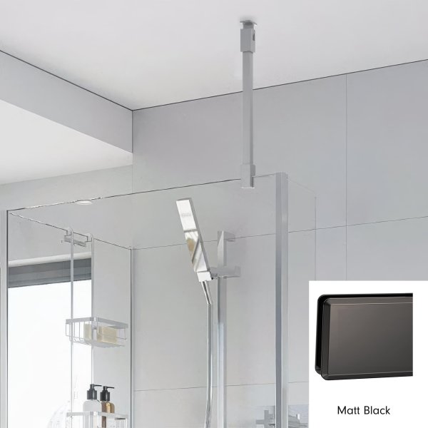 Roman Haven Select Square Ceiling Brace Kit - Matt Black