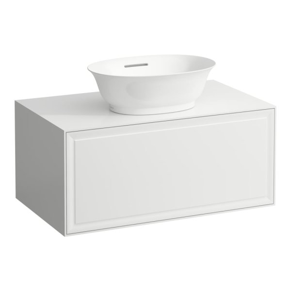 Laufen The New Classic 800mm Drawer Element for Bowl with One Drawer - Gloss White