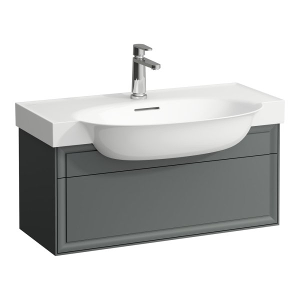 Laufen The New Classic 800mm Vanity Unit with One Drawer - Traffic Grey