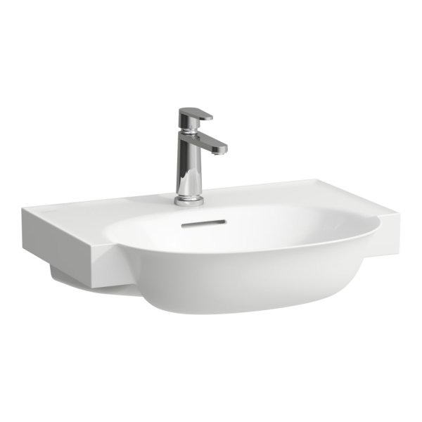 Laufen The New Classic 600mm Semi Recessed Basin with 3 Tap Holes - White