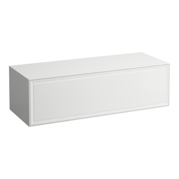 Laufen The New Classic 1200mm Drawer Element for Basin (without cutout) with One Drawer - Gloss White