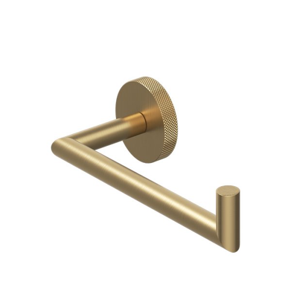 Abacus Iso Pro Toilet Roll Holder - Brushed Brass