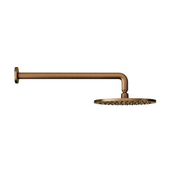 Abacus Round Head and Wall Arm - Brushed Brass