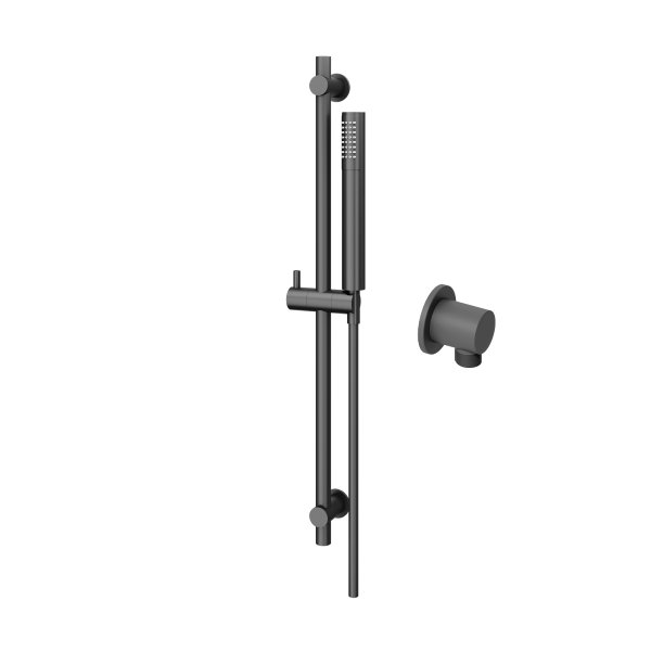 Abacus Round Outlet Shower Valve Riser Rail Kit - Anthracite