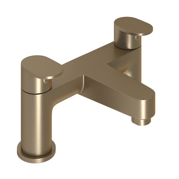 Abacus Ki Deck Mounted Bath Filler - Brushed Nickel