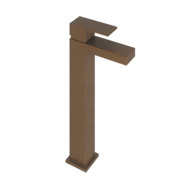 Abacus Plan Tall Mono Basin Mixer - Brushed Bronze