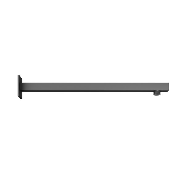 Abacus Emotion Square 370mm Fixed Wall Arm - Matt Black