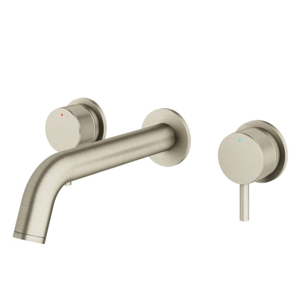 Abacus Iso Pro Concealed Basin Mixer (2 Handle) - Brushed Nickel