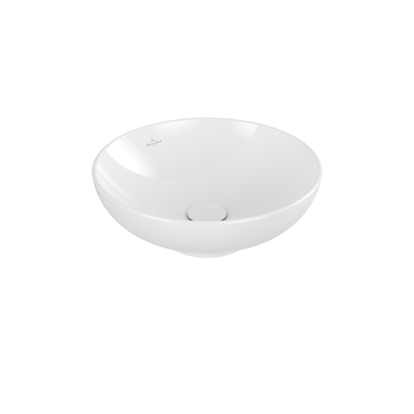 Villeroy & Boch Loop & Friends 420mm Round Countertop Basin with Overflow - White Alpin