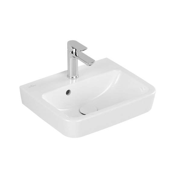 Villeroy & Boch O.Novo 450 x 370 x 160mm Basin with Overflow - White Alpin