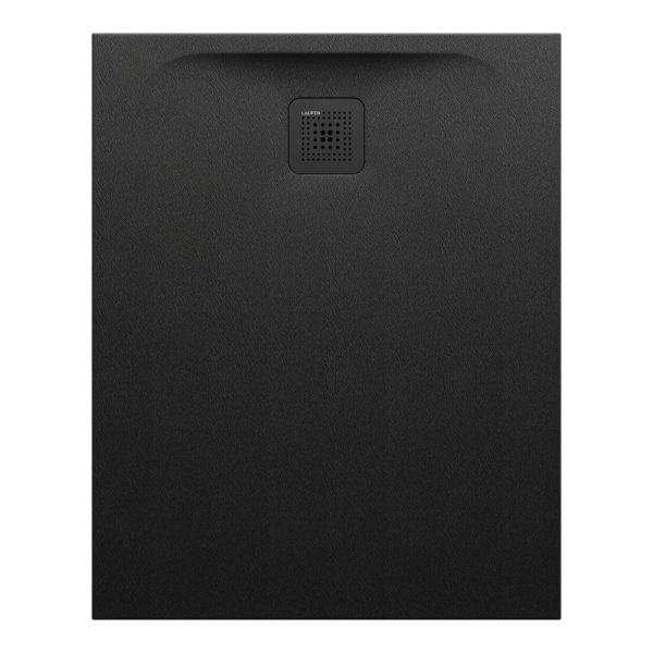 Laufen Pro Marbond Black 1000 x 800mm Shower Tray (Drain on Short Side)