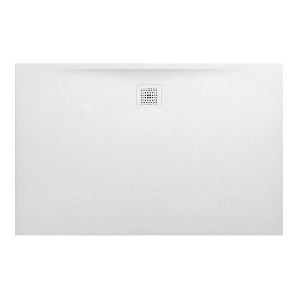 Laufen Pro Marbond White 1600 x 1000mm Shower Tray (Drain on Long Side)