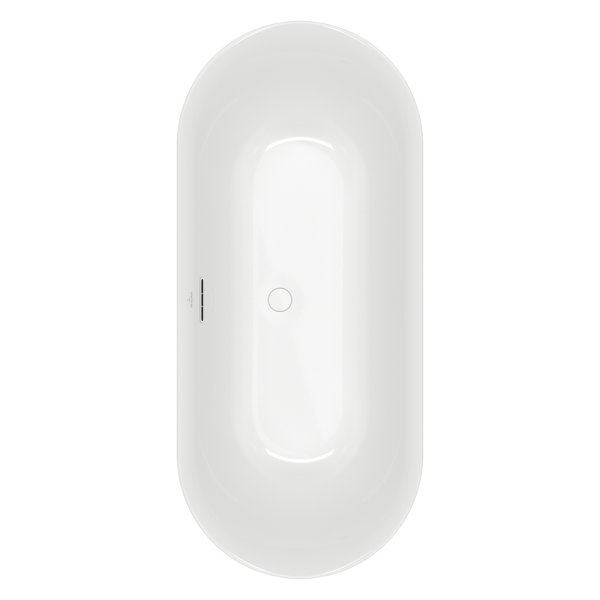 Villeroy & Boch Loop & Friends 1700 x 750mm Freestanding Bath with Integrated Bath Filler