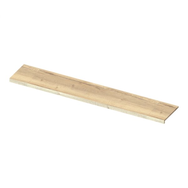 Abacus 1800 x 320mm Bathroom Shelf - Oak Wood Effect