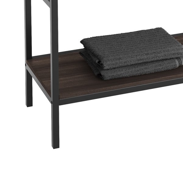 Abacus Concept Noir 800mm Shelf for Washstand - Lava