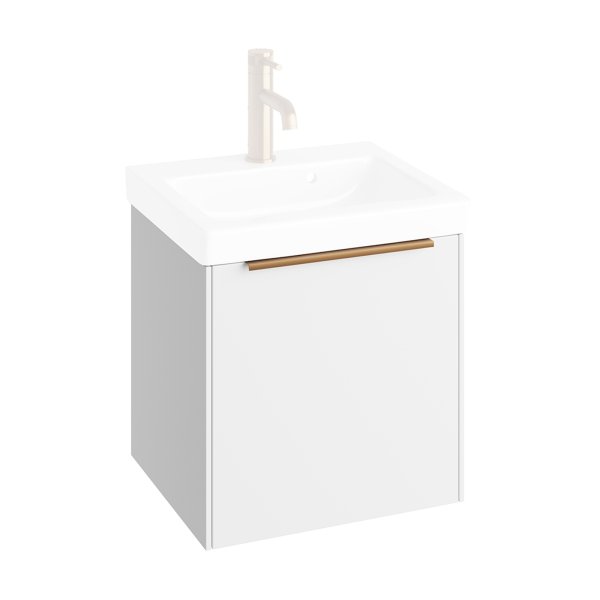 Abacus S3 Concepts 450mm Vanity Unit - Matt White