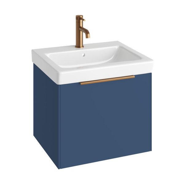 Abacus S3 Concepts 550mm Vanity Unit & Basin - Matt Ocean Blue