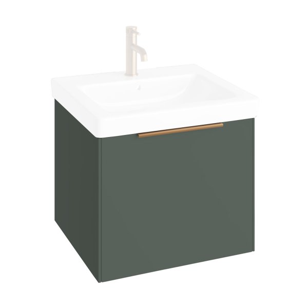 Abacus S3 Concepts 600mm Vanity Unit - Matt Sage Green