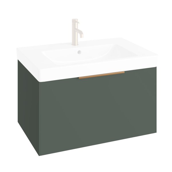 Abacus S3 Concepts 800mm Vanity Unit - Matt Sage Green