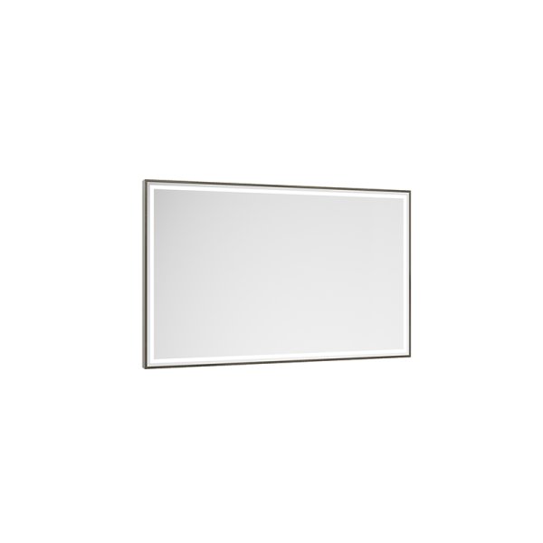 Abacus Line 1200 x 600mm Framed Mirror - Anthracite